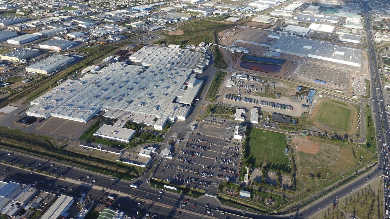 The facility of Ford Chihuahua Engine Plant